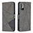 Coque Portefeuille Livre Cuir Etui Clapet B08F pour Xiaomi POCO M3 Pro 5G Gris