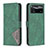 Coque Portefeuille Livre Cuir Etui Clapet B08F pour Xiaomi Poco X4 Pro 5G Vert