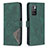 Coque Portefeuille Livre Cuir Etui Clapet B08F pour Xiaomi Redmi 10 (2022) Vert