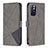 Coque Portefeuille Livre Cuir Etui Clapet B08F pour Xiaomi Redmi Note 11 5G Gris