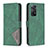 Coque Portefeuille Livre Cuir Etui Clapet B08F pour Xiaomi Redmi Note 11 Pro 4G Vert