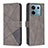 Coque Portefeuille Livre Cuir Etui Clapet B08F pour Xiaomi Redmi Note 13 Pro 5G Gris