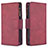 Coque Portefeuille Livre Cuir Etui Clapet B09F pour Samsung Galaxy M80S Rouge
