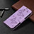 Coque Portefeuille Livre Cuir Etui Clapet B09F pour Xiaomi Redmi Note 13 5G Violet Clair