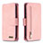 Coque Portefeuille Livre Cuir Etui Clapet B10F pour Samsung Galaxy A10 Rose