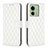 Coque Portefeuille Livre Cuir Etui Clapet B11F pour Motorola Moto Edge 40 5G Blanc