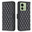 Coque Portefeuille Livre Cuir Etui Clapet B11F pour Motorola Moto Edge 40 5G Noir