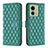 Coque Portefeuille Livre Cuir Etui Clapet B11F pour Motorola Moto Edge 40 5G Vert