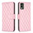 Coque Portefeuille Livre Cuir Etui Clapet B11F pour Nokia C32 Or Rose