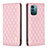 Coque Portefeuille Livre Cuir Etui Clapet B11F pour Nokia G11 Or Rose