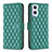 Coque Portefeuille Livre Cuir Etui Clapet B11F pour OnePlus Nord N20 5G Vert