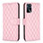 Coque Portefeuille Livre Cuir Etui Clapet B11F pour Oppo A16s Or Rose