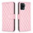 Coque Portefeuille Livre Cuir Etui Clapet B11F pour Oppo A94 4G Or Rose