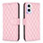 Coque Portefeuille Livre Cuir Etui Clapet B11F pour Oppo A96 5G Or Rose