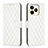 Coque Portefeuille Livre Cuir Etui Clapet B11F pour Realme C53 Blanc