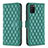 Coque Portefeuille Livre Cuir Etui Clapet B11F pour Samsung Galaxy A02s Vert