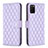 Coque Portefeuille Livre Cuir Etui Clapet B11F pour Samsung Galaxy A02s Violet