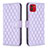 Coque Portefeuille Livre Cuir Etui Clapet B11F pour Samsung Galaxy A03 Violet