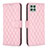 Coque Portefeuille Livre Cuir Etui Clapet B11F pour Samsung Galaxy A22 5G Or Rose