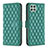 Coque Portefeuille Livre Cuir Etui Clapet B11F pour Samsung Galaxy A22s 5G Vert