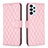 Coque Portefeuille Livre Cuir Etui Clapet B11F pour Samsung Galaxy A23 4G Or Rose