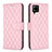 Coque Portefeuille Livre Cuir Etui Clapet B11F pour Samsung Galaxy A42 5G Or Rose