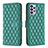 Coque Portefeuille Livre Cuir Etui Clapet B11F pour Samsung Galaxy A72 4G Vert