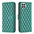 Coque Portefeuille Livre Cuir Etui Clapet B11F pour Samsung Galaxy M33 5G Vert