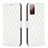 Coque Portefeuille Livre Cuir Etui Clapet B11F pour Samsung Galaxy S20 FE 4G Blanc