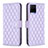 Coque Portefeuille Livre Cuir Etui Clapet B11F pour Vivo Y21 Violet