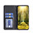 Coque Portefeuille Livre Cuir Etui Clapet B11F pour Xiaomi Redmi 11 Prime 5G Petit