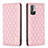 Coque Portefeuille Livre Cuir Etui Clapet B11F pour Xiaomi Redmi Note 10T 5G Or Rose