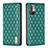 Coque Portefeuille Livre Cuir Etui Clapet B11F pour Xiaomi Redmi Note 10T 5G Vert