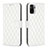 Coque Portefeuille Livre Cuir Etui Clapet B11F pour Xiaomi Redmi Note 11 SE India 4G Blanc