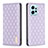 Coque Portefeuille Livre Cuir Etui Clapet B11F pour Xiaomi Redmi Note 12 4G Violet