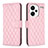 Coque Portefeuille Livre Cuir Etui Clapet B11F pour Xiaomi Redmi Note 13 Pro+ Plus 5G Or Rose