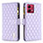 Coque Portefeuille Livre Cuir Etui Clapet B12F pour Motorola Moto G84 5G Violet