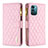 Coque Portefeuille Livre Cuir Etui Clapet B12F pour Nokia G11 Or Rose