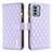 Coque Portefeuille Livre Cuir Etui Clapet B12F pour Nokia G22 Violet