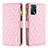 Coque Portefeuille Livre Cuir Etui Clapet B12F pour Oppo A16 Or Rose