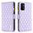 Coque Portefeuille Livre Cuir Etui Clapet B12F pour Oppo A74 5G Violet