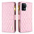 Coque Portefeuille Livre Cuir Etui Clapet B12F pour Oppo F19 Pro Or Rose