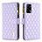 Coque Portefeuille Livre Cuir Etui Clapet B12F pour Oppo F19 Violet