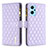 Coque Portefeuille Livre Cuir Etui Clapet B12F pour Realme 9i 4G Violet