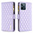 Coque Portefeuille Livre Cuir Etui Clapet B12F pour Realme C31 Violet