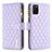 Coque Portefeuille Livre Cuir Etui Clapet B12F pour Samsung Galaxy A02s Violet