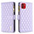 Coque Portefeuille Livre Cuir Etui Clapet B12F pour Samsung Galaxy A03 Violet