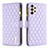 Coque Portefeuille Livre Cuir Etui Clapet B12F pour Samsung Galaxy A13 4G Violet