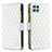 Coque Portefeuille Livre Cuir Etui Clapet B12F pour Samsung Galaxy A22s 5G Blanc