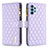 Coque Portefeuille Livre Cuir Etui Clapet B12F pour Samsung Galaxy A32 4G Violet